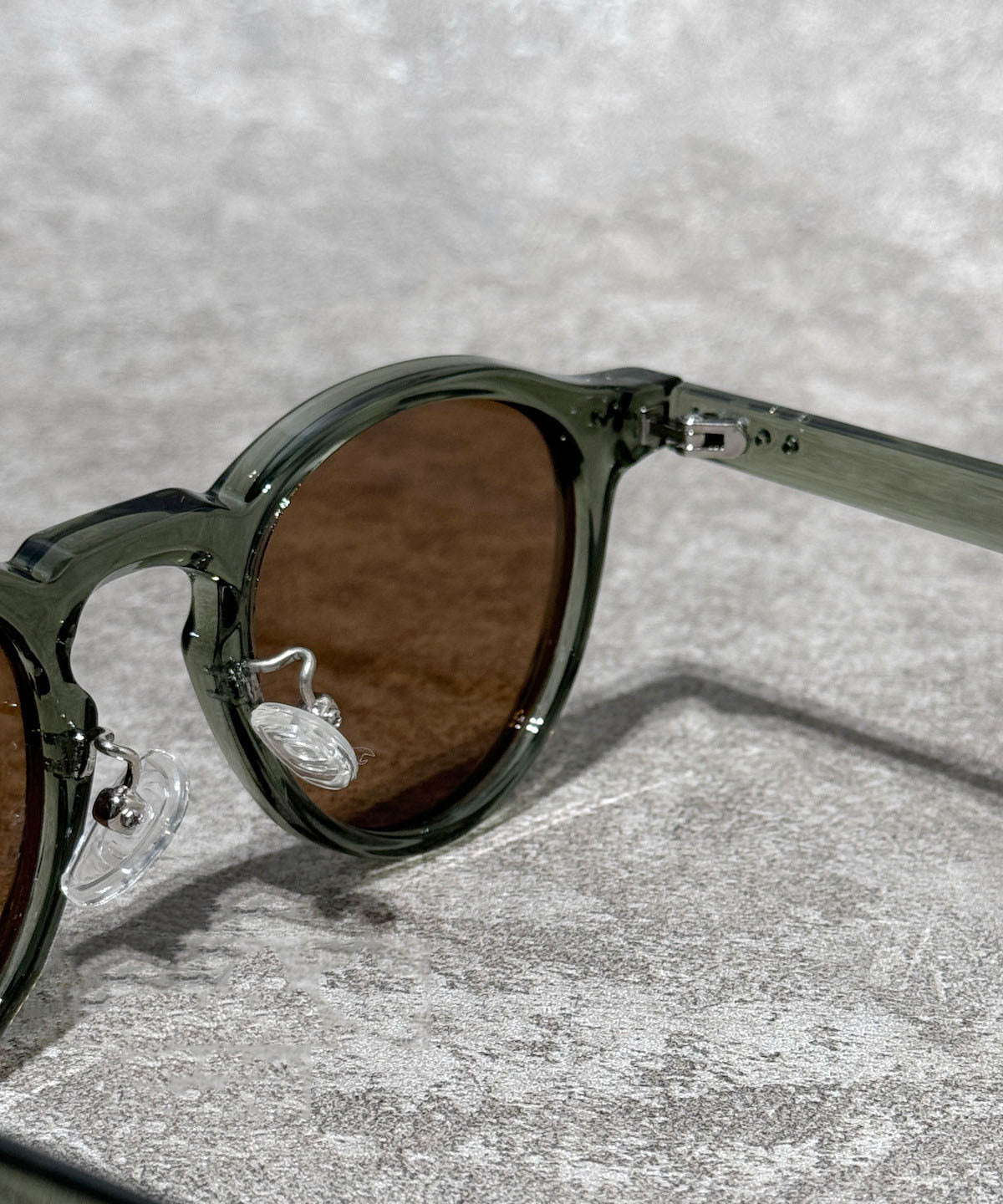 Retro Grass Green Resin Patchwor Unisex Reading Glasses