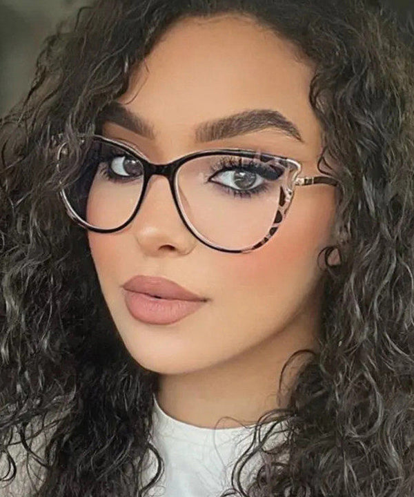 Retro Leopard Print Full Frame Reading Glasses