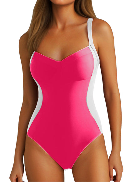Sexy Black Wave Bikini Bodysuit Swimwear