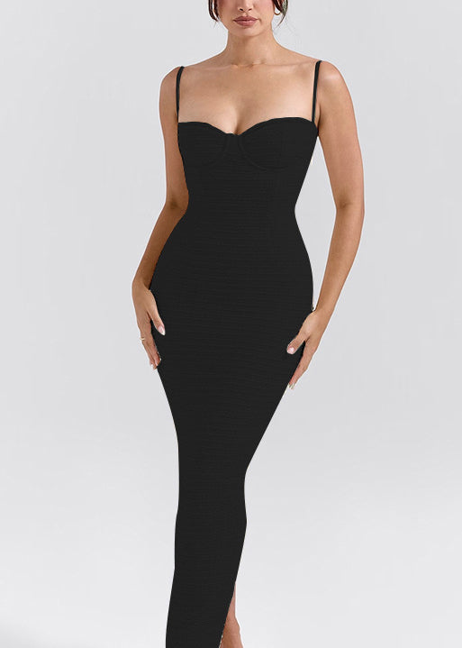 Sexy White Bustier Top Back Cross Strap Sundress Summer