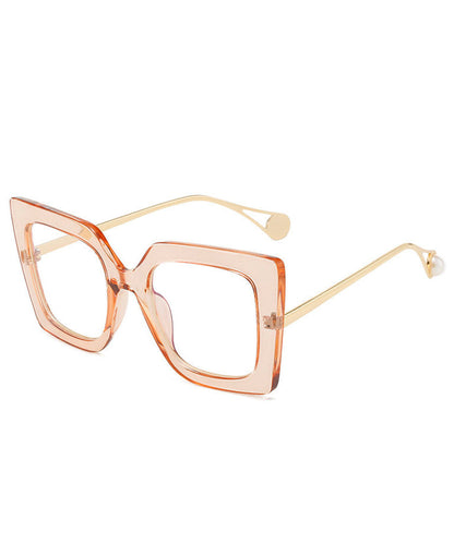 Style Leopard Alloy PC Square Sunglasses