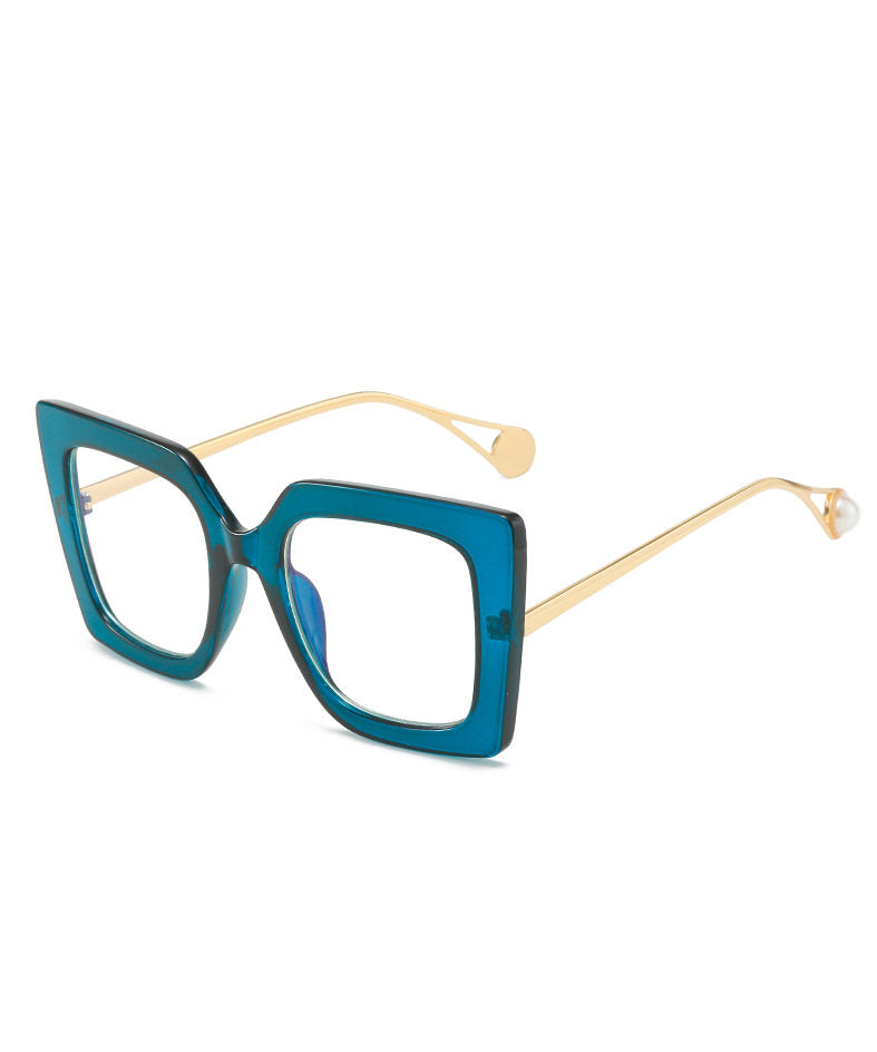 Style Leopard Alloy PC Square Sunglasses