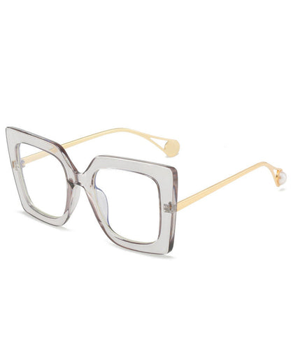 Style Leopard Alloy PC Square Sunglasses