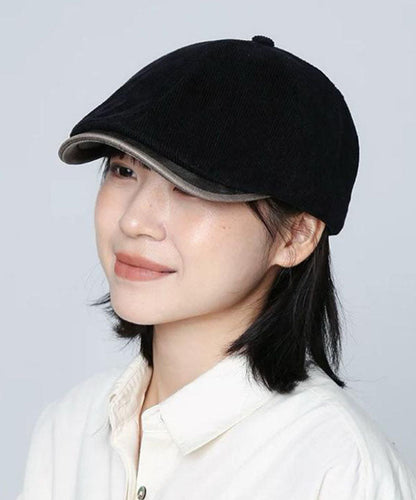 Style Mulberry Versatile Corduroy Breton Hat