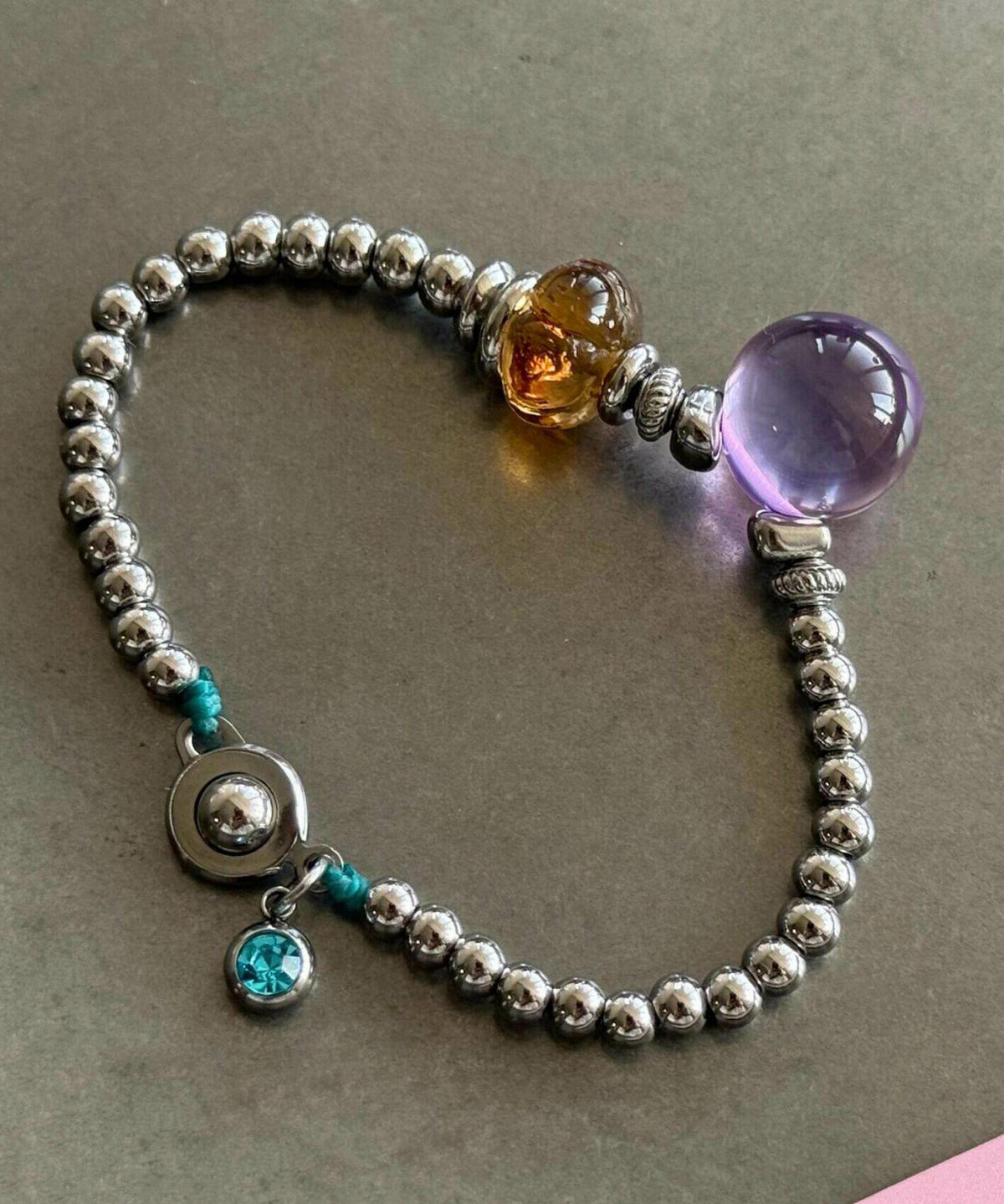 Style Silk Alloy Crystal Charm Bracelet