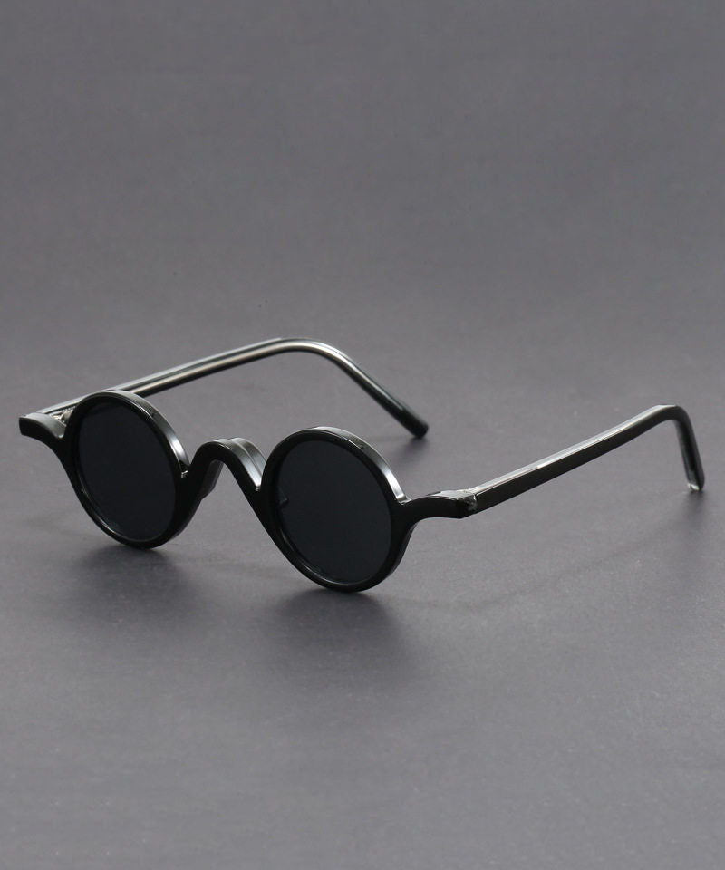 Style Tawny Resin Round Frame UV Protection Unisex Sunglasses