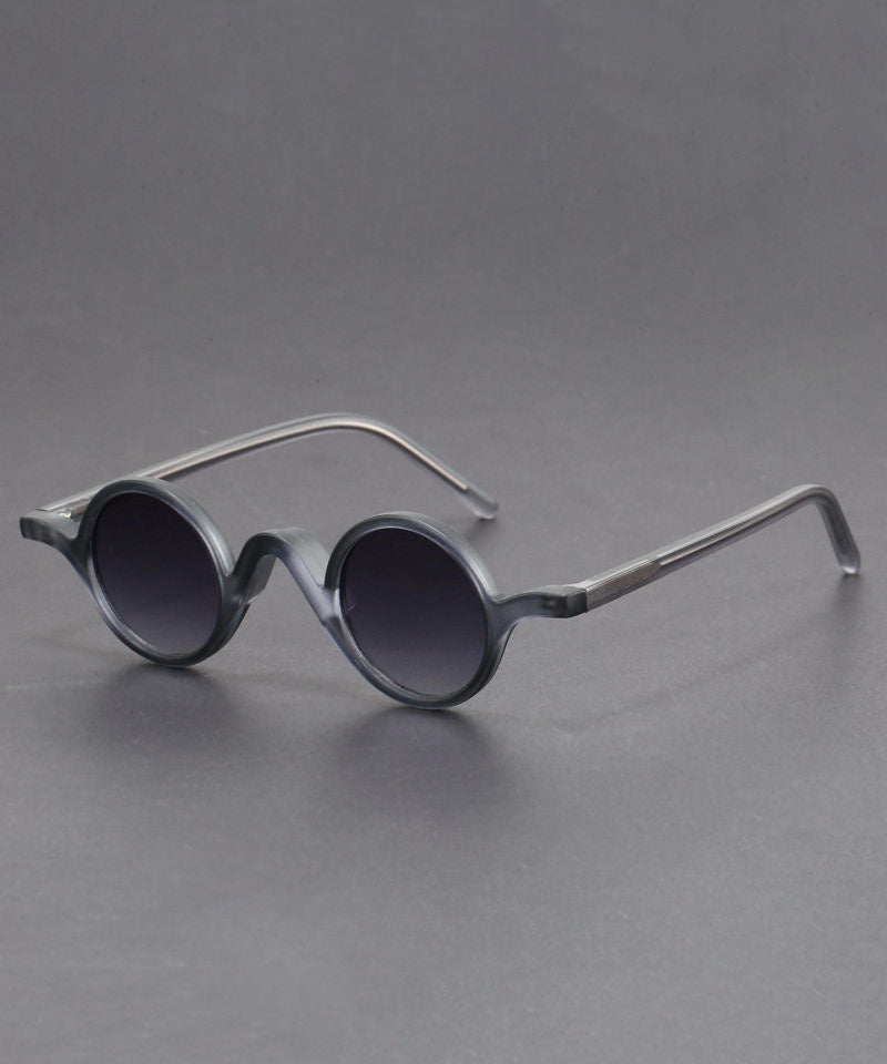 Style Tawny Resin Round Frame UV Protection Unisex Sunglasses