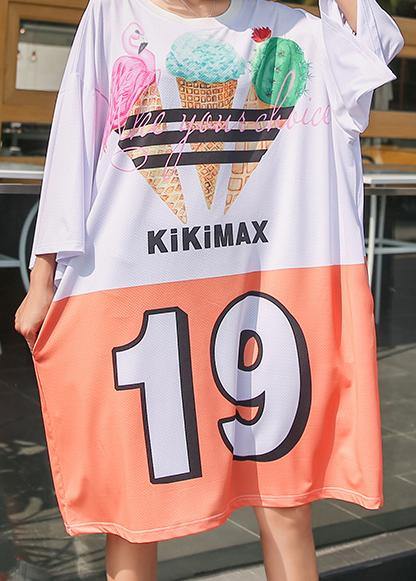 Style photo color Cotton dresses loose summer Dress - SooLinen