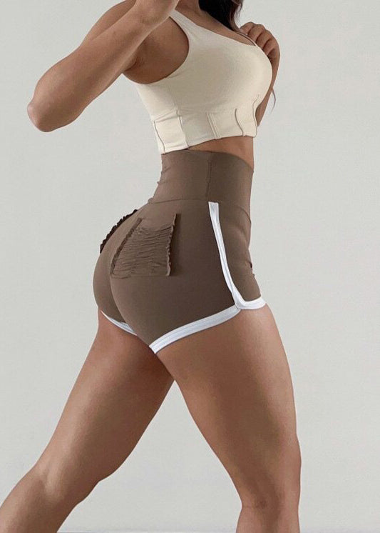 Styling Navy Butt Scrunch Yoga Hot Pants
