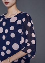 Load image into Gallery viewer, Stylish Blue Oversized Patchwork Chiffon Shirt Top Summer