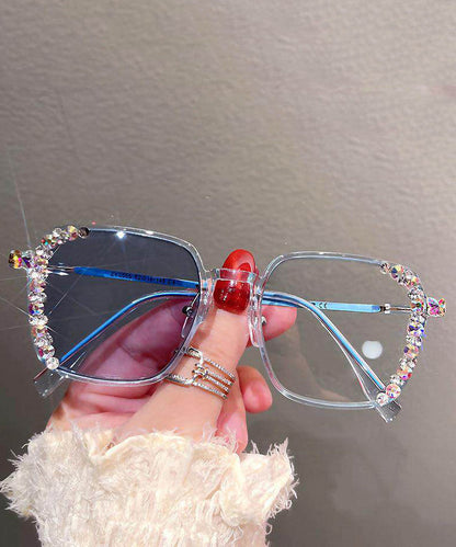 Stylish Brown Zircon Color Change Full Frame Reading Glasses