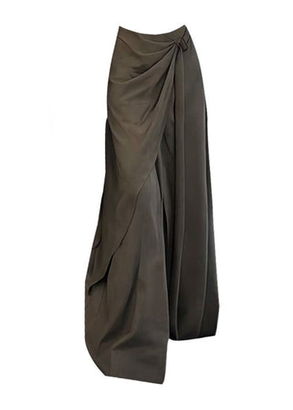 Stylish Cold Shoulder Asymmetrical Design Two Pieces Set Spring