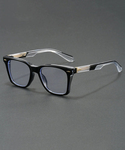 Stylish Green Resin Square Color-Changing Unisex Reading Glasses