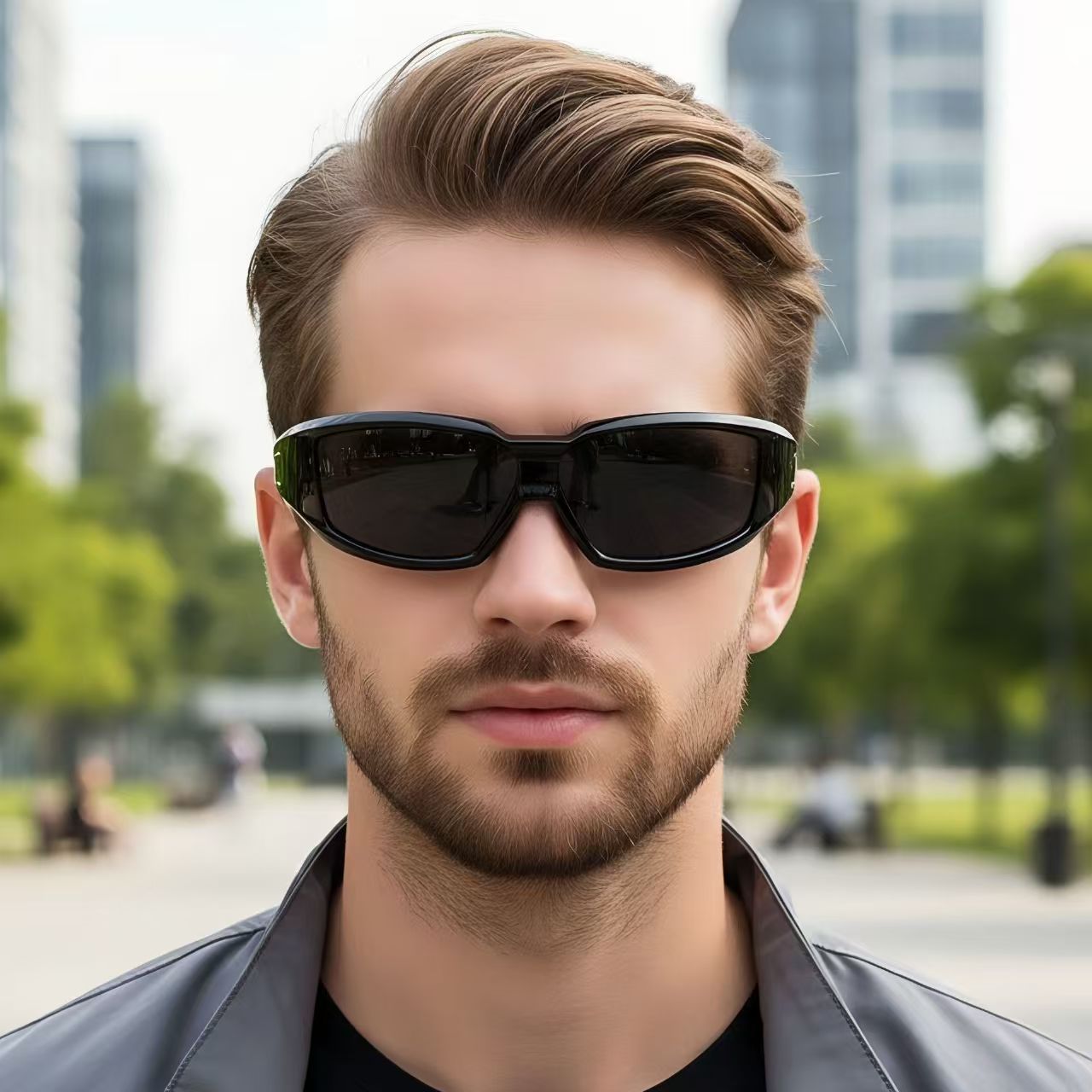 Stylish New Men's And Women's Silver Sunglasses