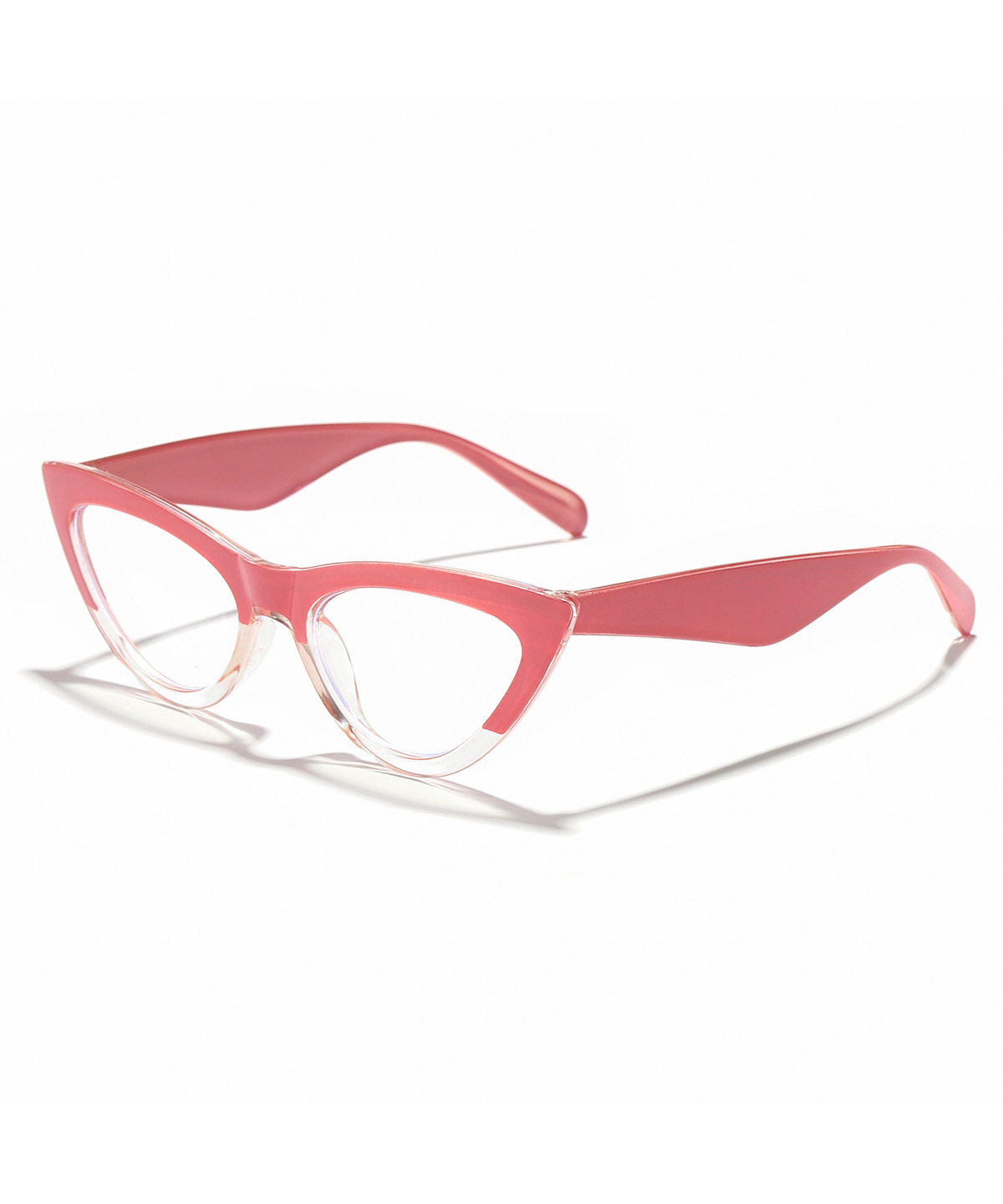 Stylish Pink Versatile Full Frame Reading Glasses