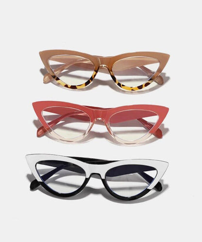 Stylish Pink Versatile Full Frame Reading Glasses