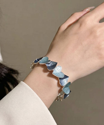 Stylish Rainbow Alloy Love Elasticity Bangle