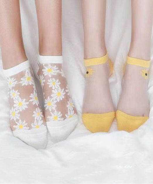 Summer Thin Breathable Japanese Sweet Mid Calf Socks