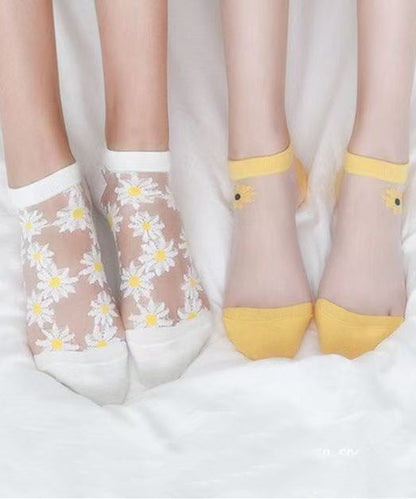 Summer Thin Breathable Japanese Sweet Mid Calf Socks