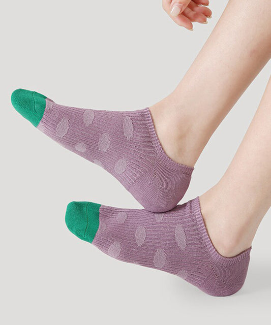 Summer Thin Cotton Low Cut Anti Slip Ankle Socks