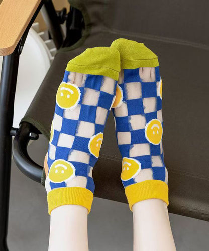 Summer Ultra-Thin Jacquard Sheer Mesh Ankle Socks