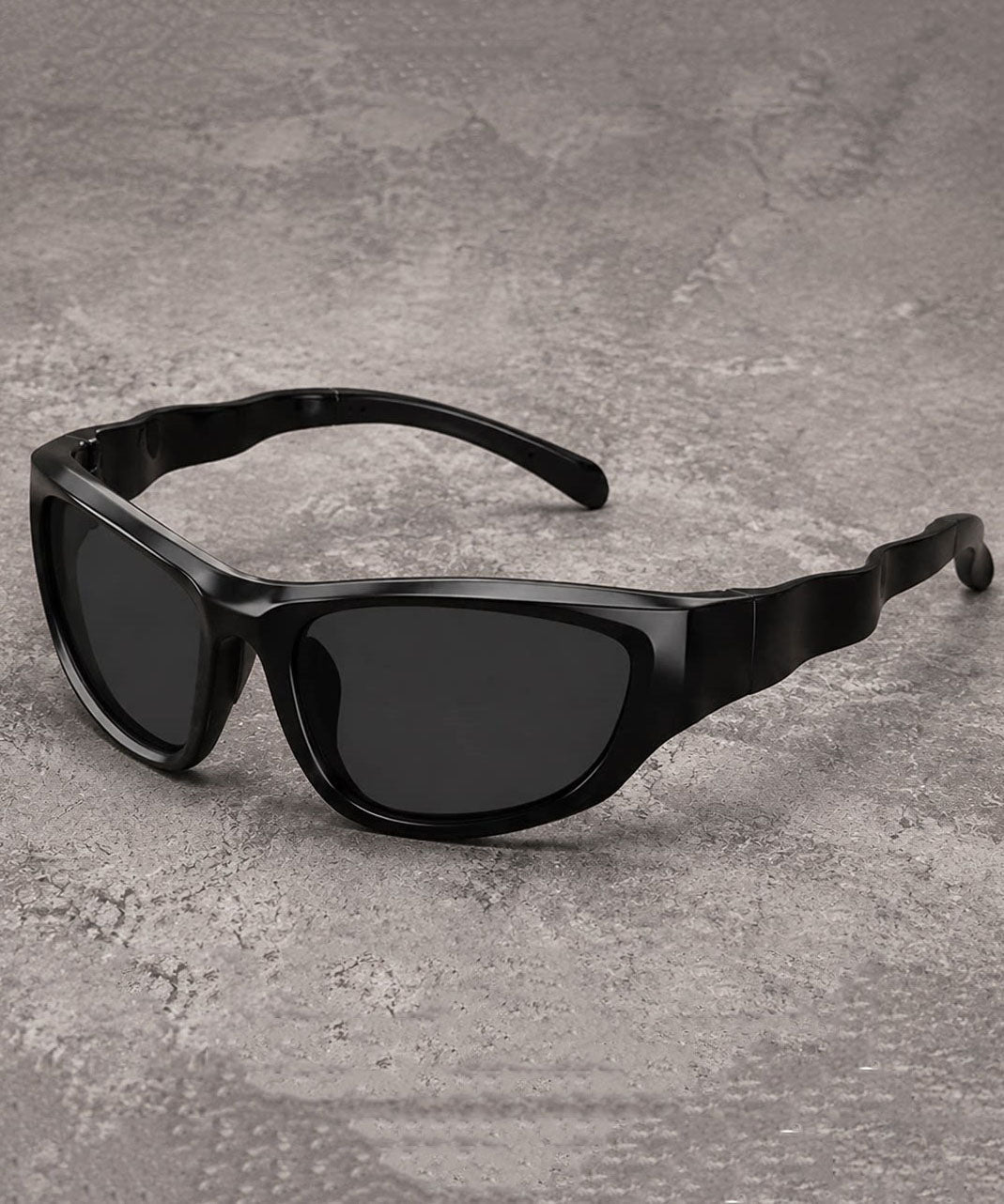 Unique Black PC UV Protection Goggles Sunglasses