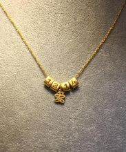 Load image into Gallery viewer, Unique Gold Sterling Silver Alloy One&#39;s Whole Life Love Digit Pendant Necklace