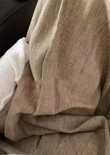 Load image into Gallery viewer, Unique Light Khaki Elastic Waist Wide Leg Pants Summer