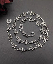 Load image into Gallery viewer, Unique Silk Sterling Silver Hollow Out Auspicious Clouds Necklace