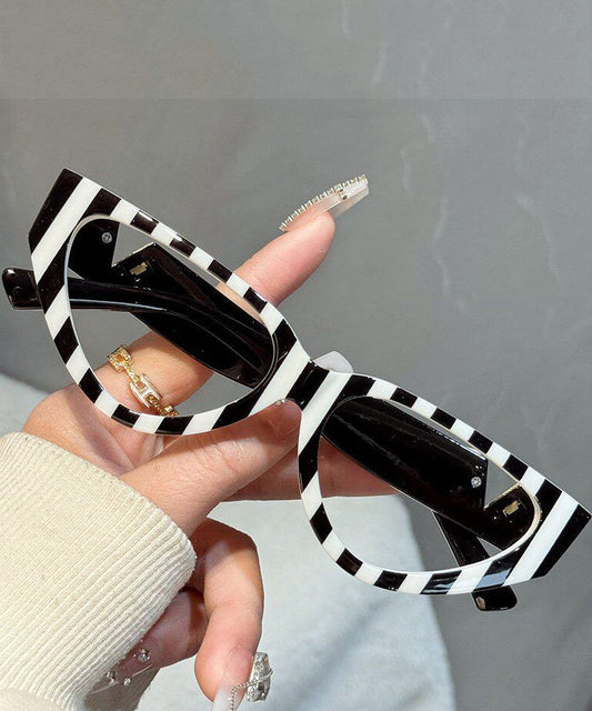 Unique Striped PC Full Frame Reading Glasses