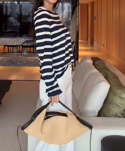 Vacation Style Khaki Large Capacity Straw Woven Tote Bag
