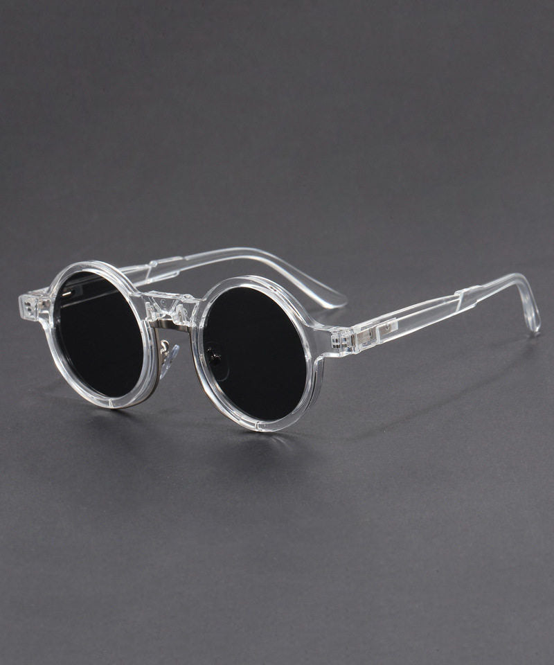 Vintage Grey Resin Blue Light Blocking UV Protection Unisex Sunglasses