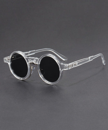Vintage Grey Resin Blue Light Blocking UV Protection Unisex Sunglasses