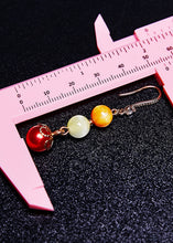 Load image into Gallery viewer, Vintage Jade Tassels Pearl Drop Earrings