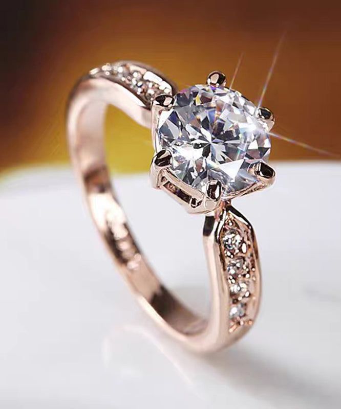 Vogue Gold Alloy Zircon Rings