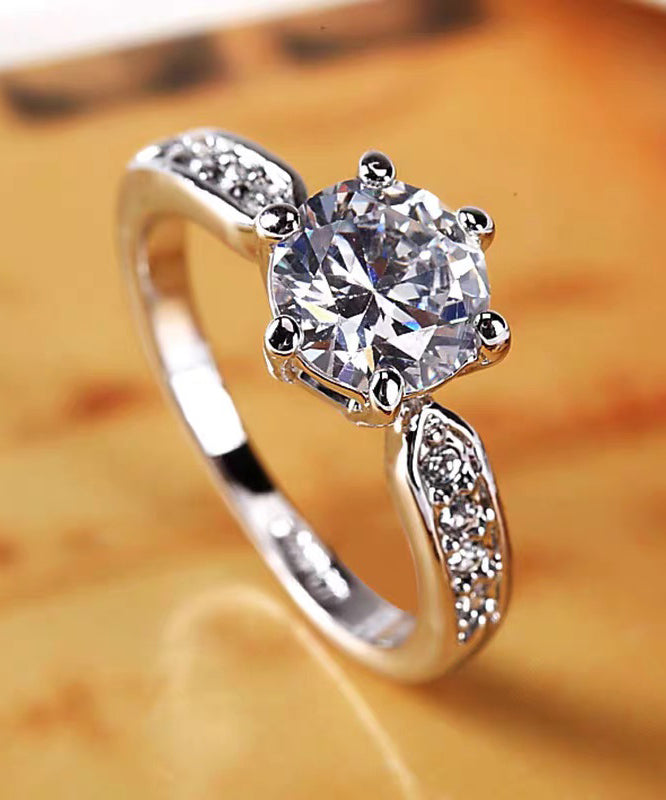 Vogue Gold Alloy Zircon Rings