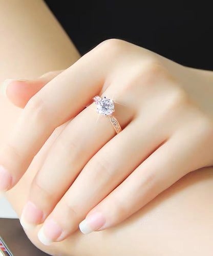 Vogue Gold Alloy Zircon Rings
