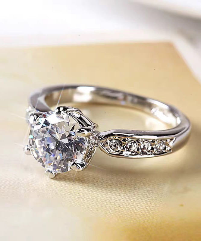 Vogue Gold Alloy Zircon Rings