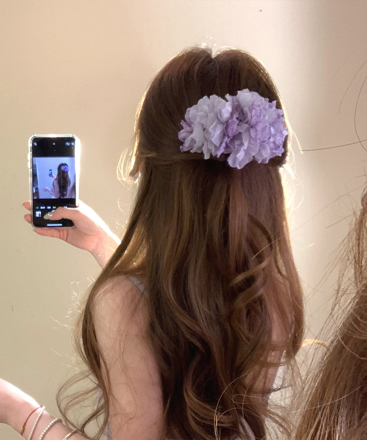 Vogue Purple Alloy Rose Holiday A Pair Hairpin