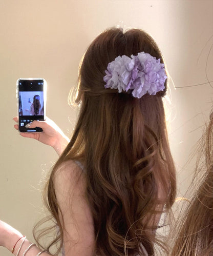Vogue Purple Alloy Rose Holiday A Pair Hairpin