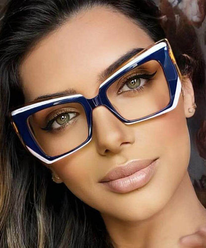 Vogue Purple PC Blue Light Blocking Full Frame Reading Glasses