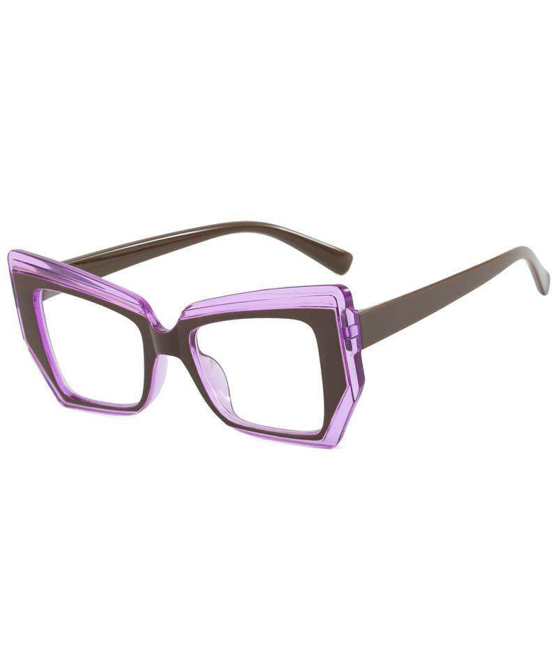 Vogue Purple PC Blue Light Blocking Full Frame Reading Glasses