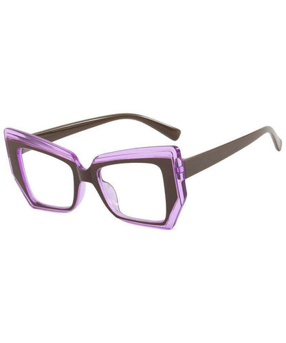 Vogue Purple PC Blue Light Blocking Full Frame Reading Glasses