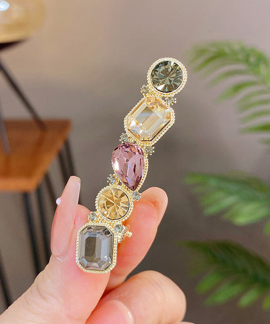 Vogue Rainbow Alloy Crystal Zircon Hairpin