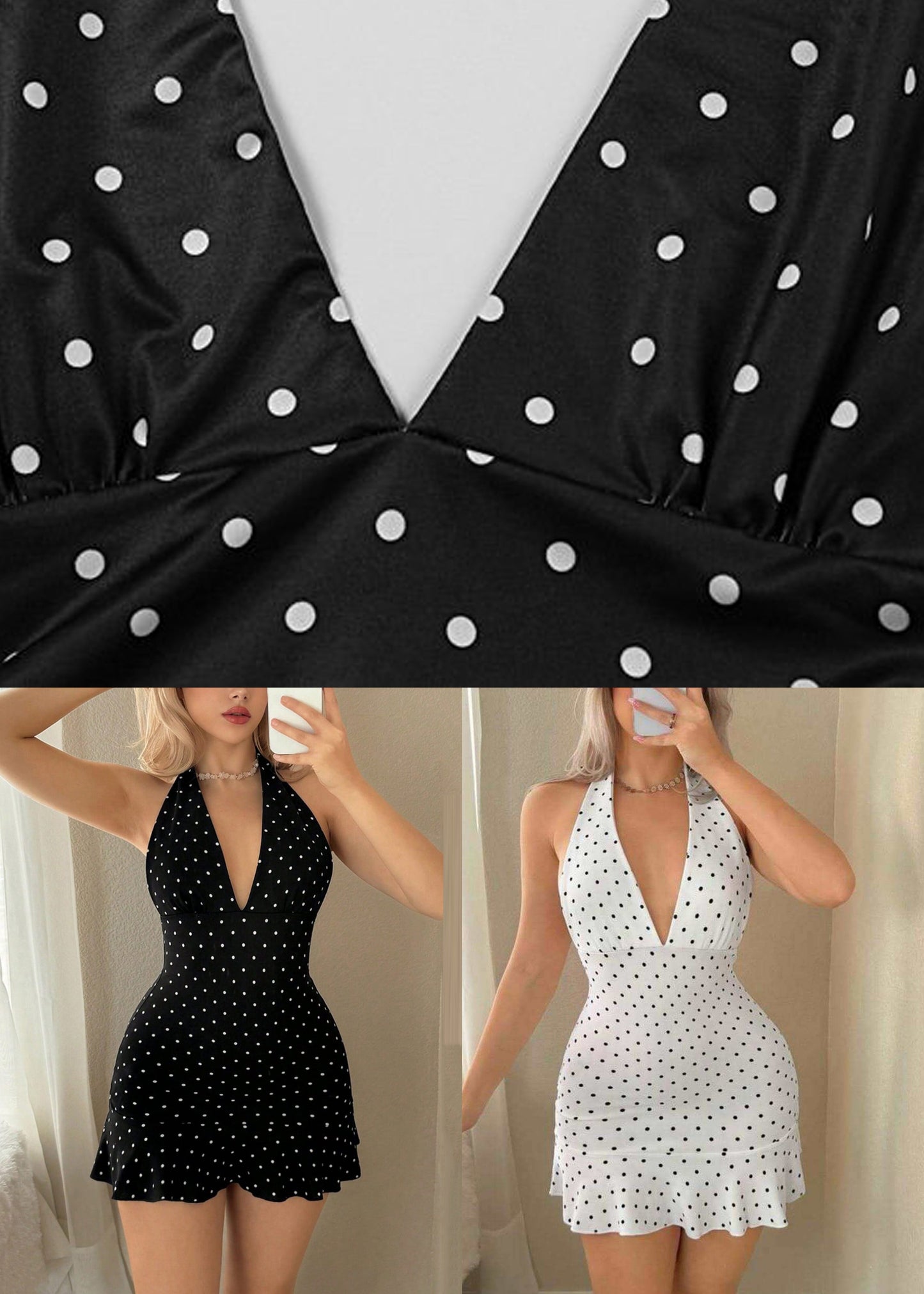 White Tie Lace Patchwork Mid Dress Summer