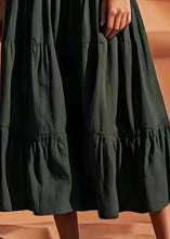 Load image into Gallery viewer, Women Army Green Solid High Waist Cotton Skirt Summer