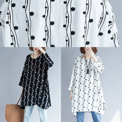 Women Batwing Sleeve linen clothes 2025 Neckline black loose Dresses Summer