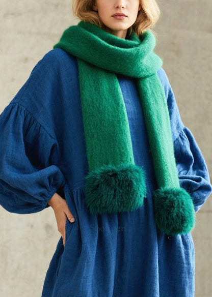 Women Blue Oversized Cotton Ankle Dress Lantern Sleeve