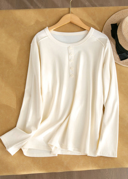 Women Green O Neck Patchwork Cotton T Shirts Fall