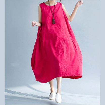 Women Long Tank Tee Shirt Loose Oversized Cotton Dresses